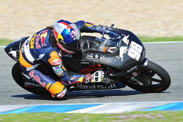 Rookie Karel Hanika in Jerez