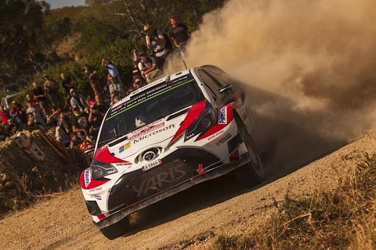 Juiho Hänninen jagt Paddon