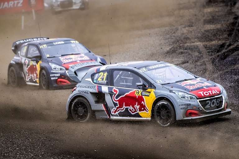 Timmy Hansen vor Sébastien Loeb in Hell