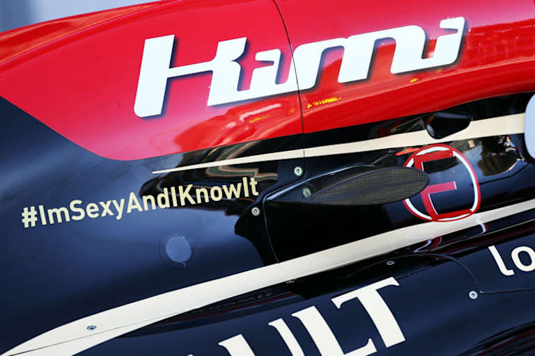 Hashtag bei der Präsentation des 2013er Autos
