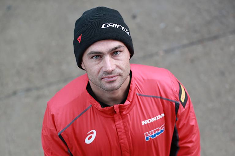 Zum dritten Mal in einem Honda-Team: Leon Haslam