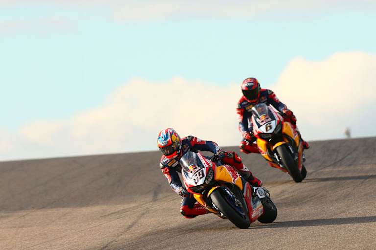 Bisher meist ebenbürtig: Hayden vor Bradl