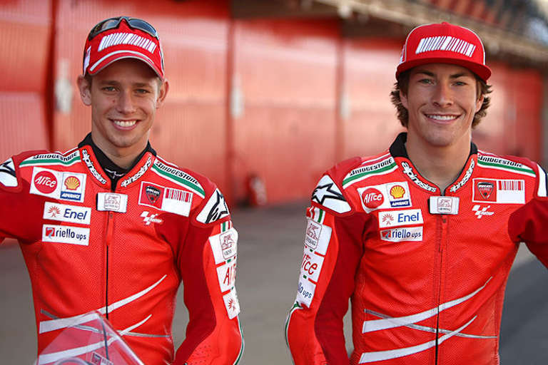 2009: Casey Stoner und Nicky Hayden
