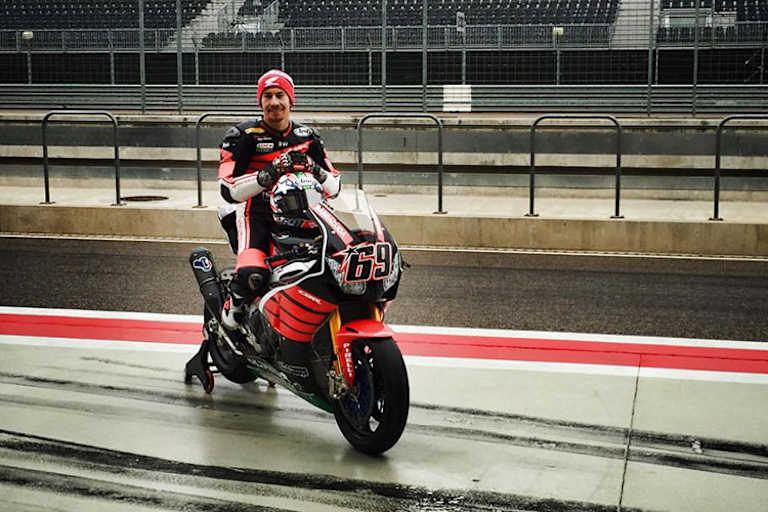 Nicky Hayden in Aragón