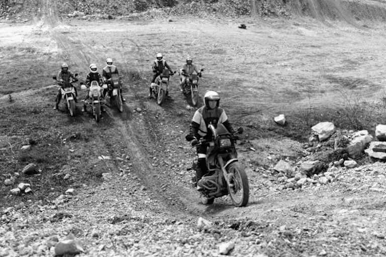 Am 21. Juli 1993 fand im stillgelegten Steinbruch bei Hechlingen das erste BMW-Training statt