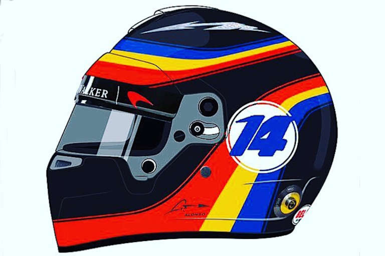 Nur die Startnummer ist anders: Der Retro-Look wrd auch in Austin zu sehen sein