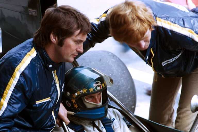 Herd (links) am March von Hans-Joachim Stuck, rechts Max Mosley