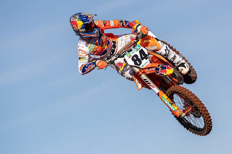 Jeff Herlings auf der neuen KTM 450 SX-F