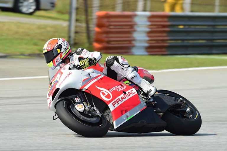 Er zog sich beim Dirt Track eine Schulterluxation zu