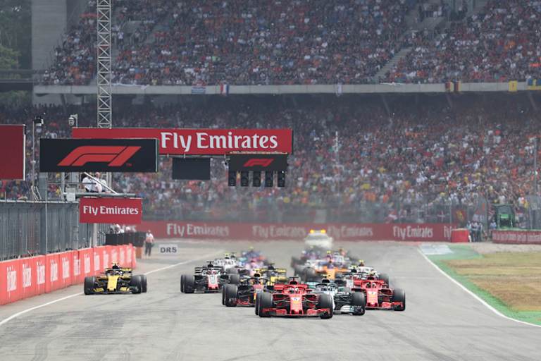 Start zum Grossen Preis von Deutschland