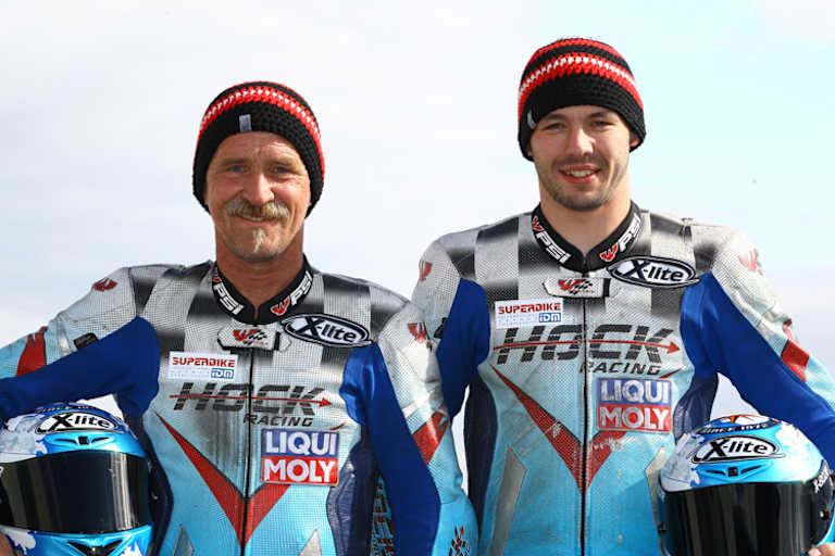 Kurt Hock (.li.) mit Enrico Becker