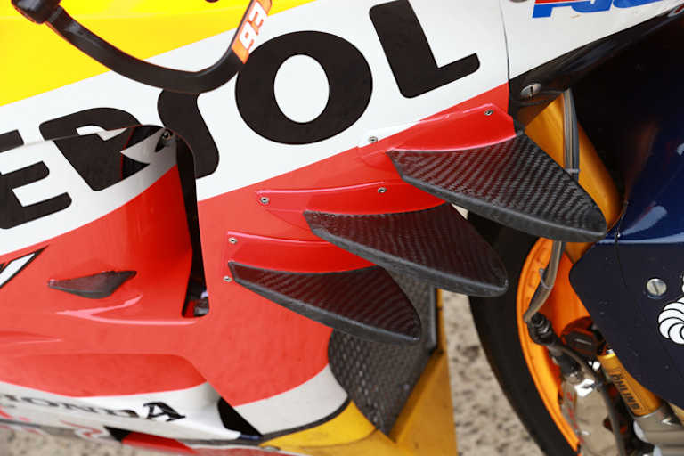 Die Honda von Marc Márqez – stark beflügelt