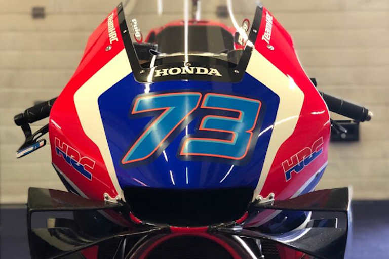 Die Honda von Alex Márquez