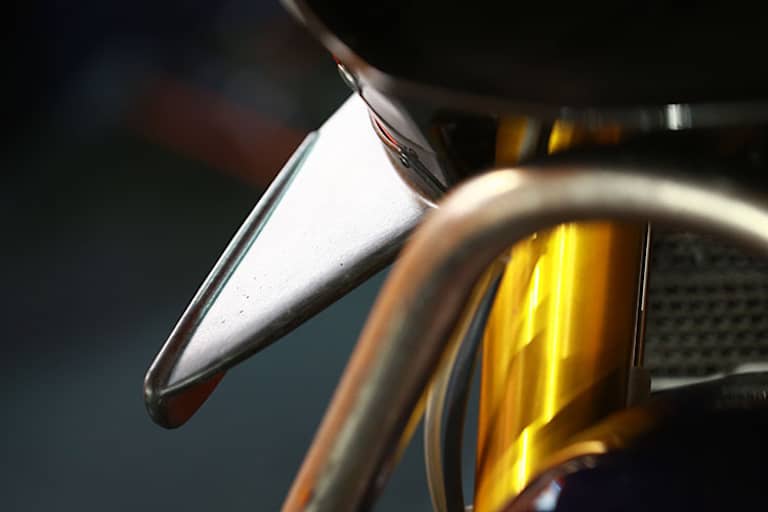 Im Vergleich zu den Ducati-Winglets sind jene von Honda bedeutend kleiner