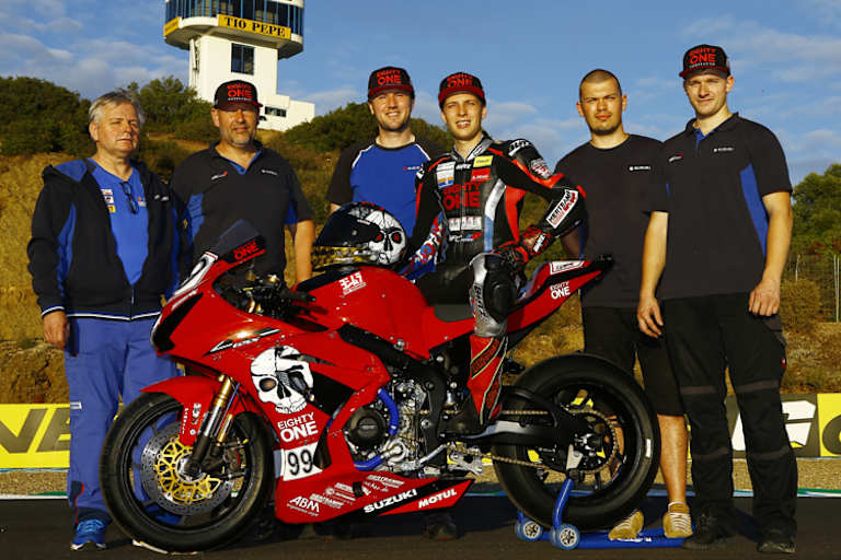 In Jerez sammelte das Team HPC-Power Suzuki mit Dominic Schmitter erste Erfahrung