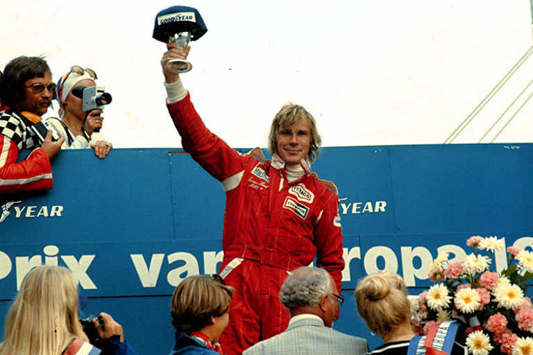 James Hunt in den Niederlanden 1976