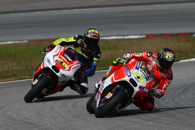 Andrea Iannone war auf Platz 3 der beste Ducati-Pilot