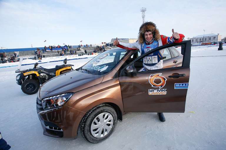 Der Sieger bekam einen neuen Lada