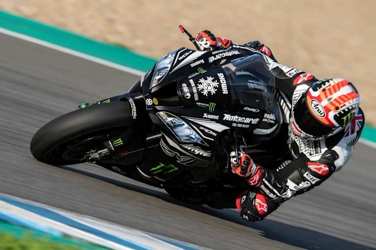Im Testdesign: Jonathan Rea an der Spitze