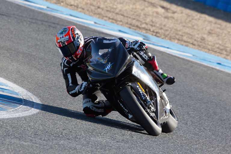Marco Melandri bewegte beim Jerez-Test zum ersten Mal die MV Agusta F4