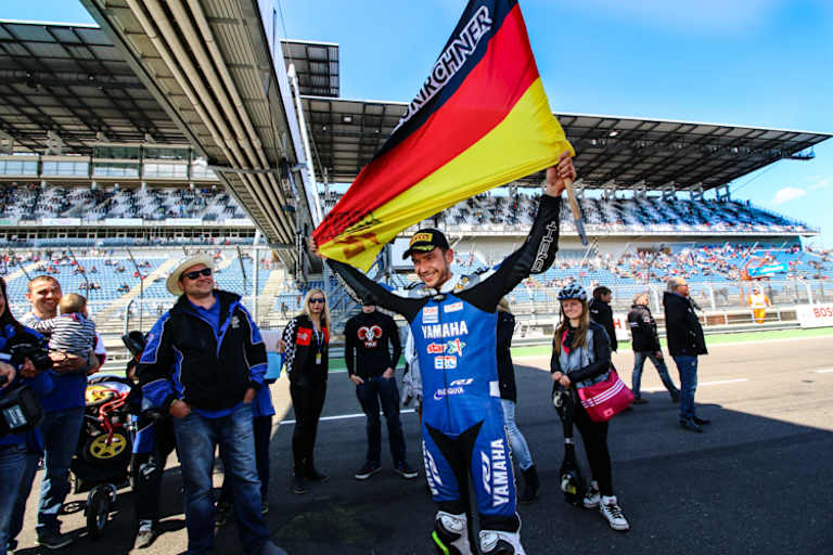 Max Neukirchner freut sich über den ersten Lausitz-Sieg