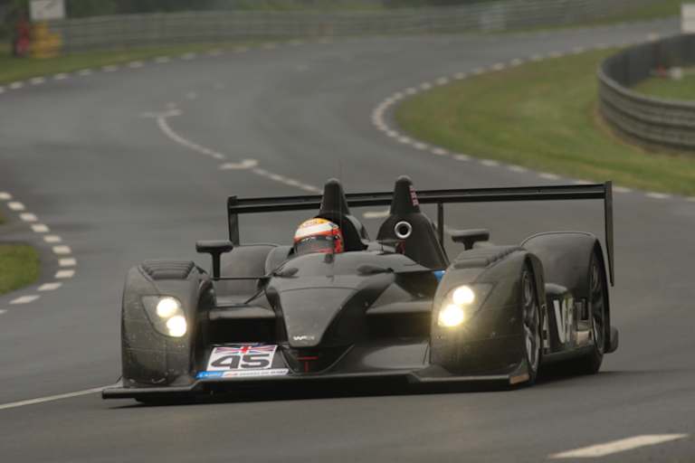 Der Embassy WF01 beim Le-Mans-Testtag 2008