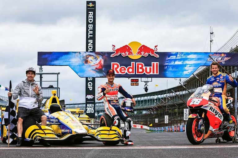 Nicky Hayden, Dani Pedrosa und Marco Andretti