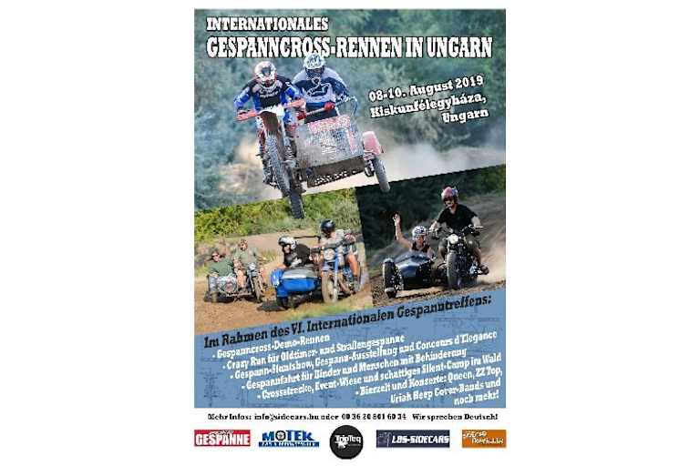 6. Internationale Gespanntreffen vom 8.-10. August im ungarischen Kiskunfélegyháza südöstlich von Budapest 