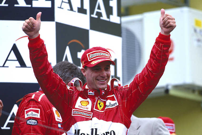 Irvine nach dem Grossen Preis von Österreich 1999