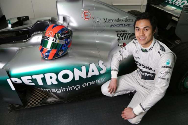 Der malaysische Rennfahrer Jazeman Jafaar