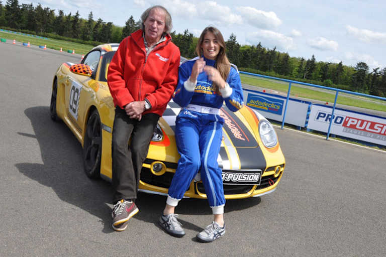 Ex-GP-Ass Jacques Laffite mit seiner Tochter Margot