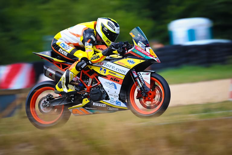 Mit der KTM in der IDM