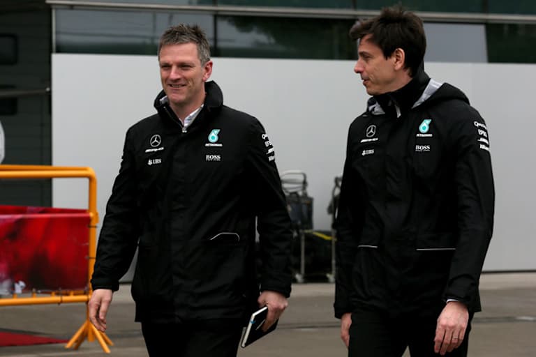 Toto Wolff und James Allison durften den GP-Sieg von Lewis Hamilton bejubeln