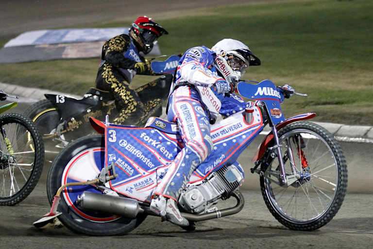 Der dreifache Speedway-Weltmeister Jason Crump