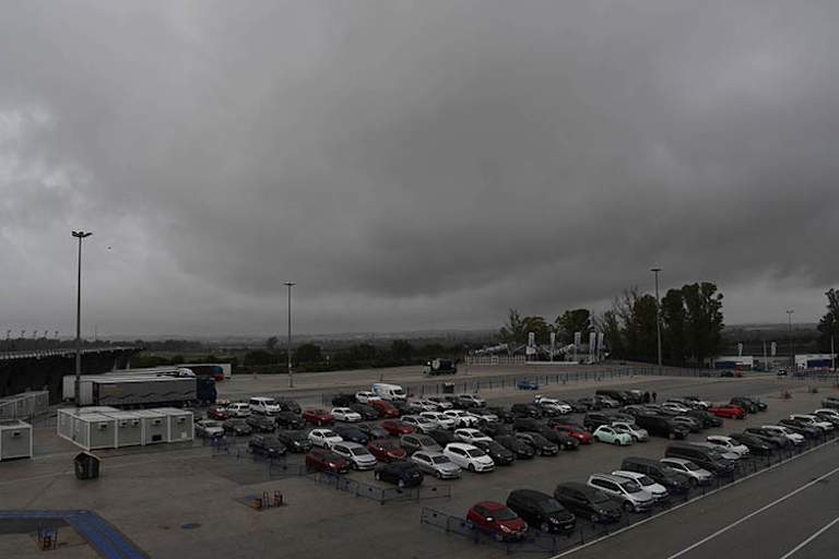 Mit trockenen Bedingungen rechnen die Teams am Donnerstag nicht 