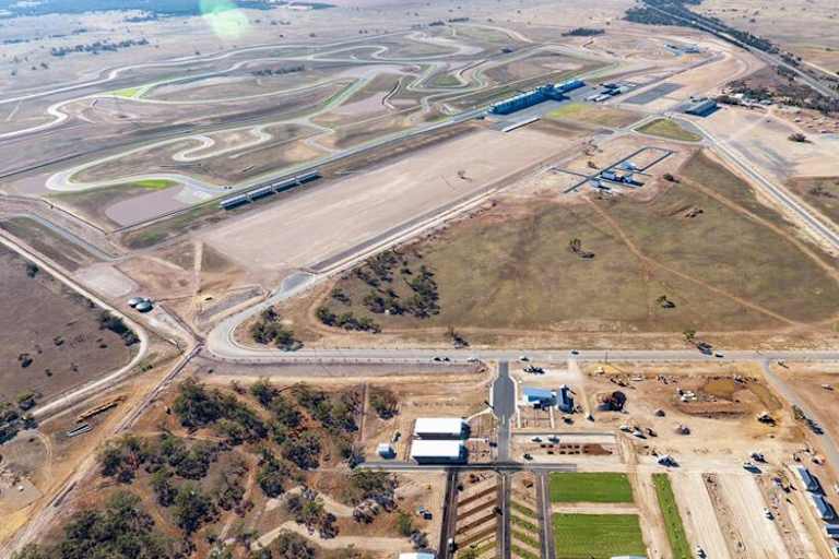 So sieht der Bend Motorsport Park von oben aus