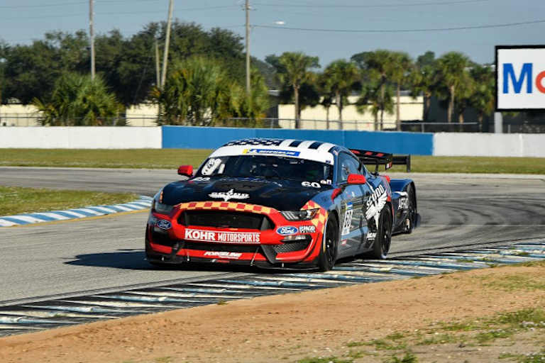 Gewann die GT4-Klasse: Der Ford Mustang GT4 von KohR Motorsports