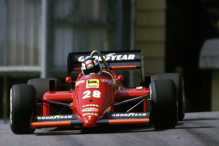 Stefan Johansson zu seiner Zeit als Ferrari-Pilot