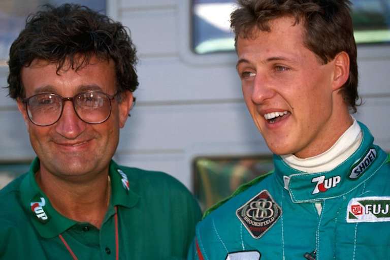 Eddie Jordan und Michael Schumacher