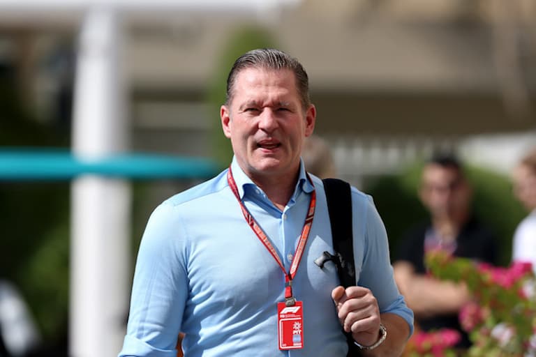 ...mit seinem Dad Jos Verstappen