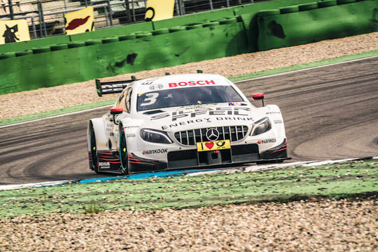 Juncadella beim DTM-Test