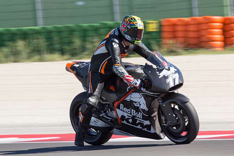 Auch Karel Abraham testet in Misano für KTM