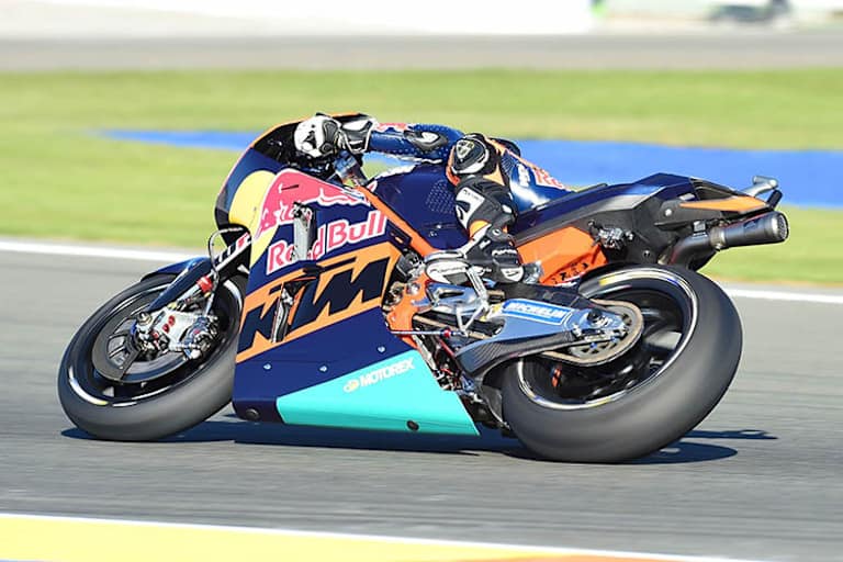 KTM: Wildcard-Pilot Mika Kallio setzte im ersten Training nur einen Reifensatz ein