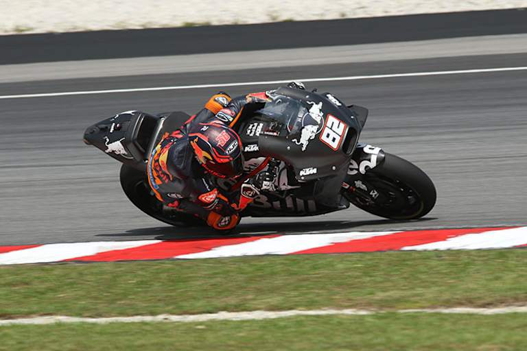 Heute erstmals im Sattel: Mika Kallio