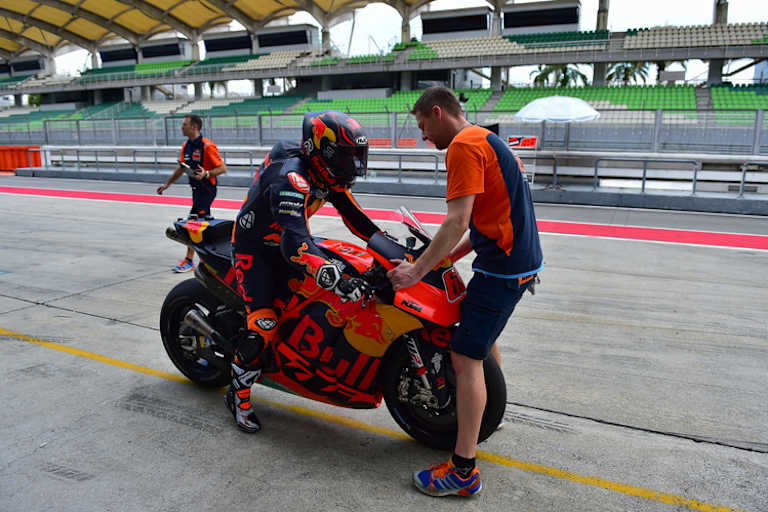 Mika Kallio auf der neuen KTM RC16