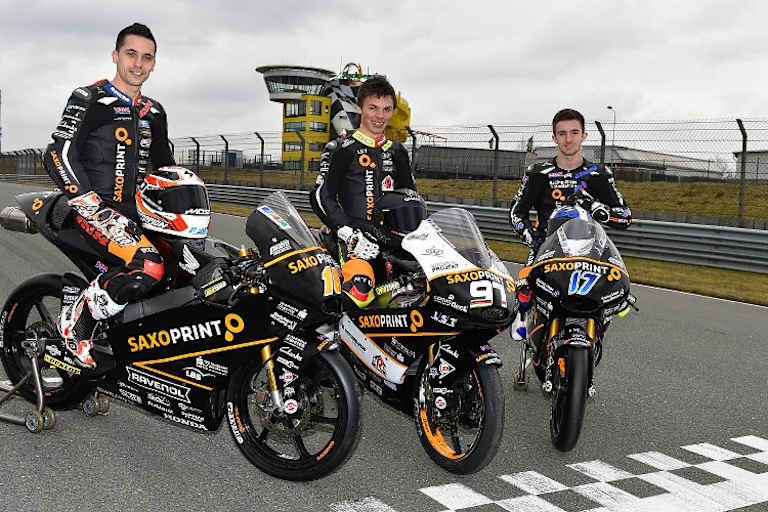 Alexis Masbou, Maximilian Kappler und John McPhee treten auf dem Sachsenring für das Racing Team Germany an