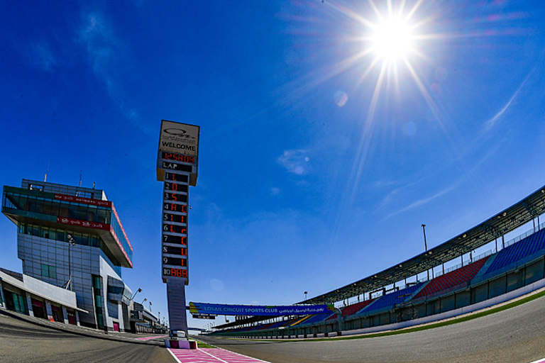 Der Losail Circuit war 2008 erstmals Schauplatz eines Nacht-GP