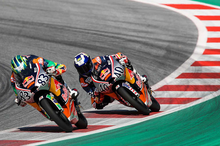 Meikon Kawakami (83) in Spielberg 2018 im Rookies-Cup