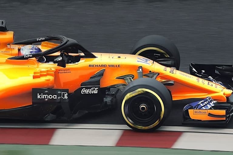 So warb McLaren 2018 für Coca-Cola
