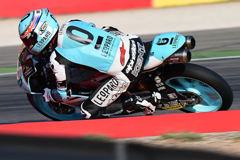 Moto3-Weltmeister Danny Kent auf der Honda: mit 13.600/min?